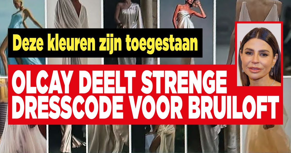 Olcay deelt dresscode huwelijk