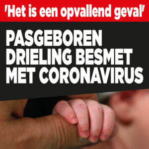 Pasgeboren drieling besmet met coronavirus