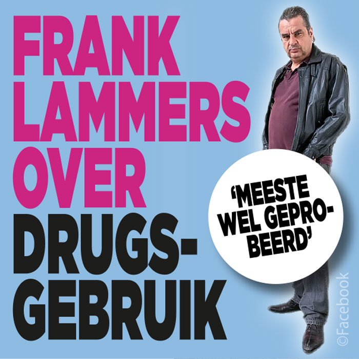 Frank Lammers over drugsgebruik: &#8216;Meeste wel geprobeerd&#8217;