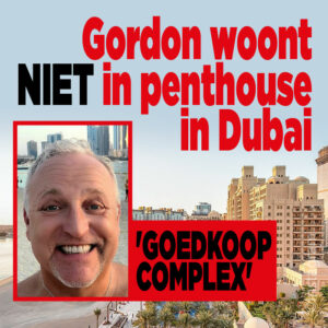Gordon woont NIET in penthouse in Dubai: &#8216;Goedkoop complex&#8217;