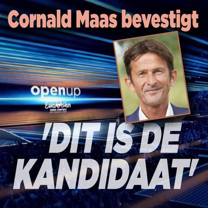 Cornald Maas bevestigt naam kandidaat Eurovisie Songfestival!