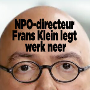 NPO-directeur Frans Klein legt werk neer