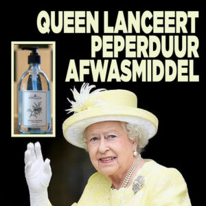 Queen lanceert peperduur afwasmiddel