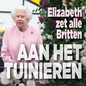 Elizabeth wil alle Britten aan het tuinieren zetten