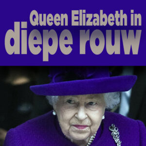 Queen Elizabeth in diepe rouw