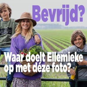 Bevrijd? Waar doelt Ellemieke Vermolen op met déze foto?