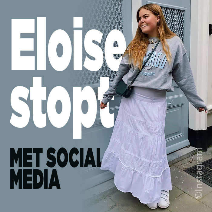 Eloise van Oranje stopt met social media