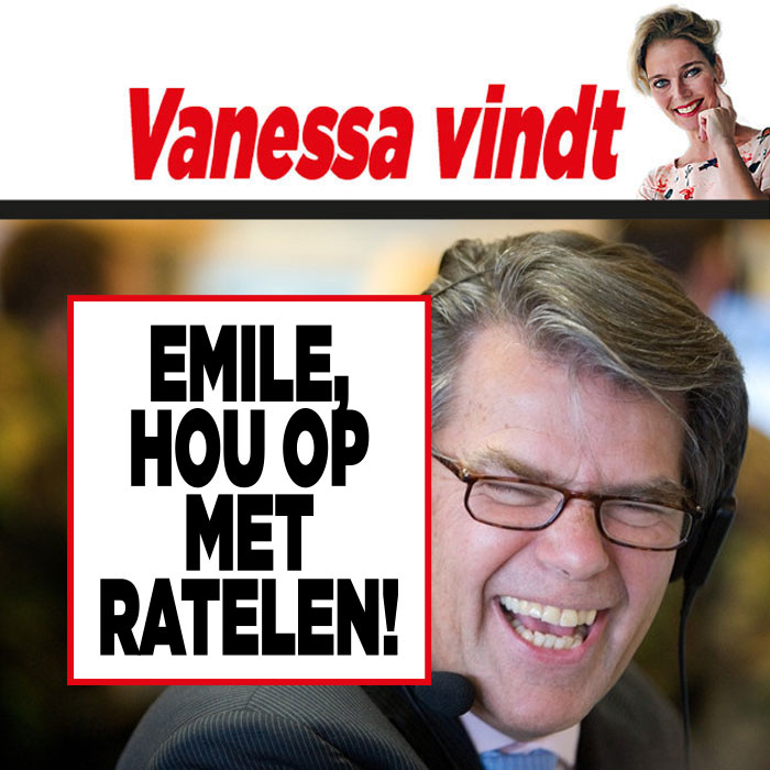 Vanessa vindt iets obver Emile Ratelband