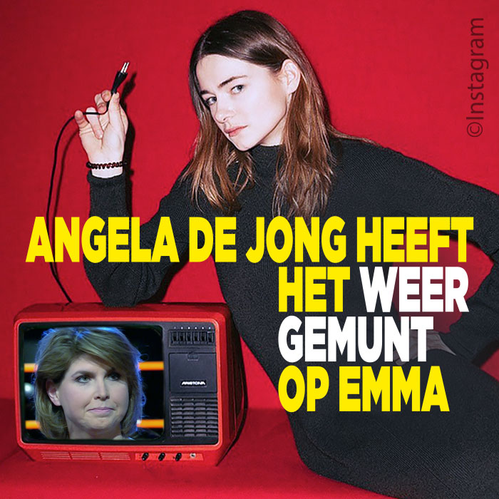 Angela de Jong richt haar pijlen op Emma Wortelboer