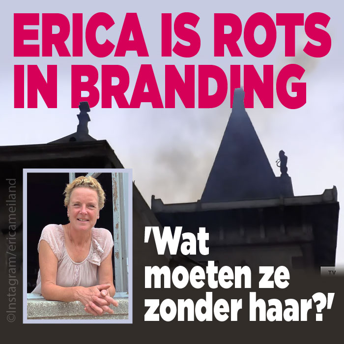 Erica blijkt rots branding