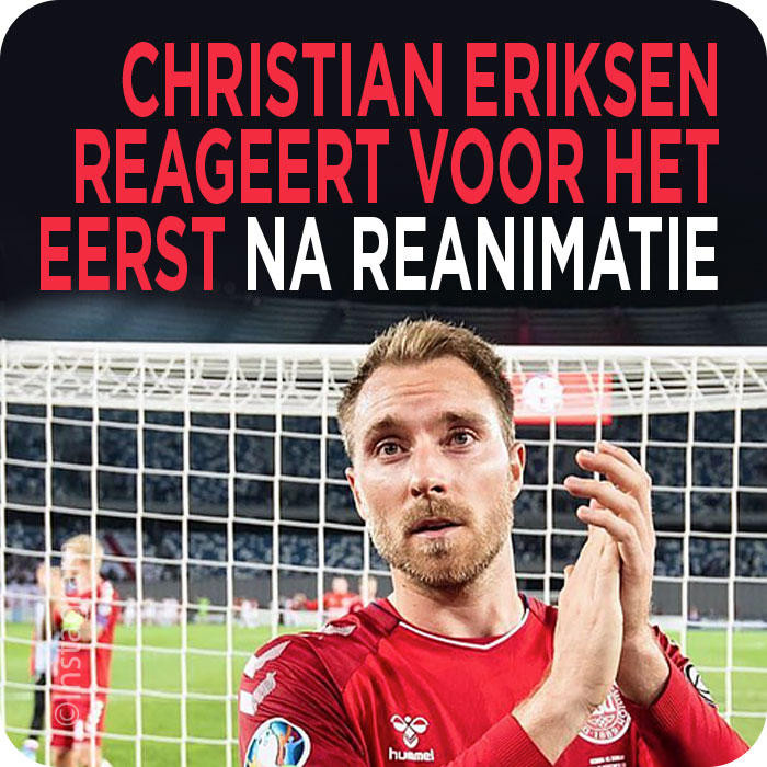 Christian Eriksen reageert voor het eerst na reanimatie