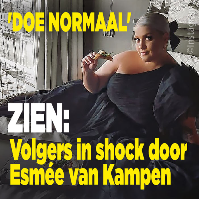 ZIEN: volgers in shock door filmpje Esmée van Kampen