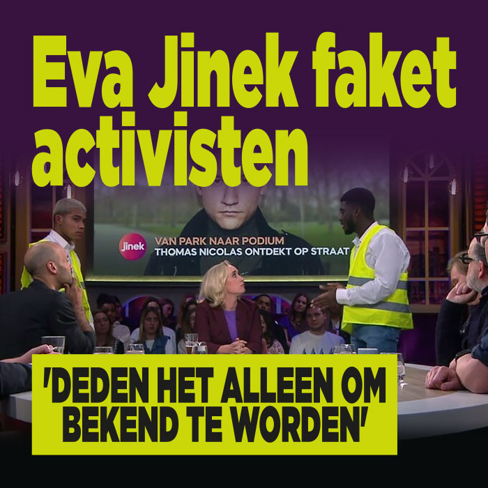 Activisten bij Eva Jinek blijken nep