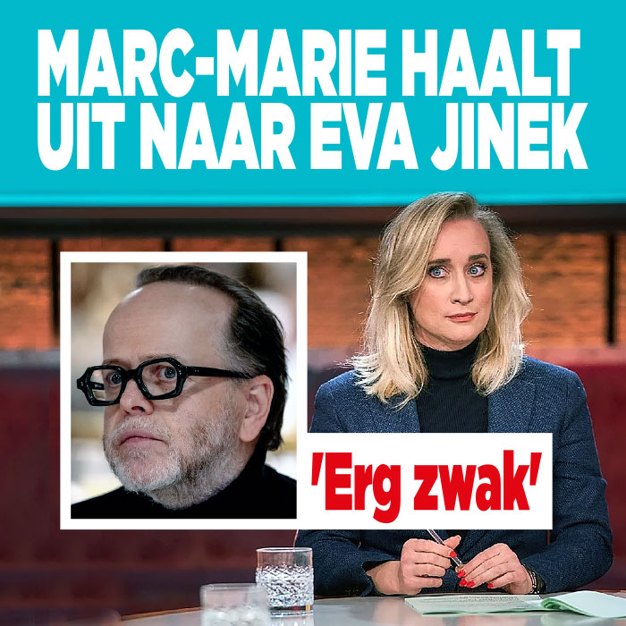 Marc-Marie haalt uit naar Eva Jinek: &#8216;Erg zwak&#8217;