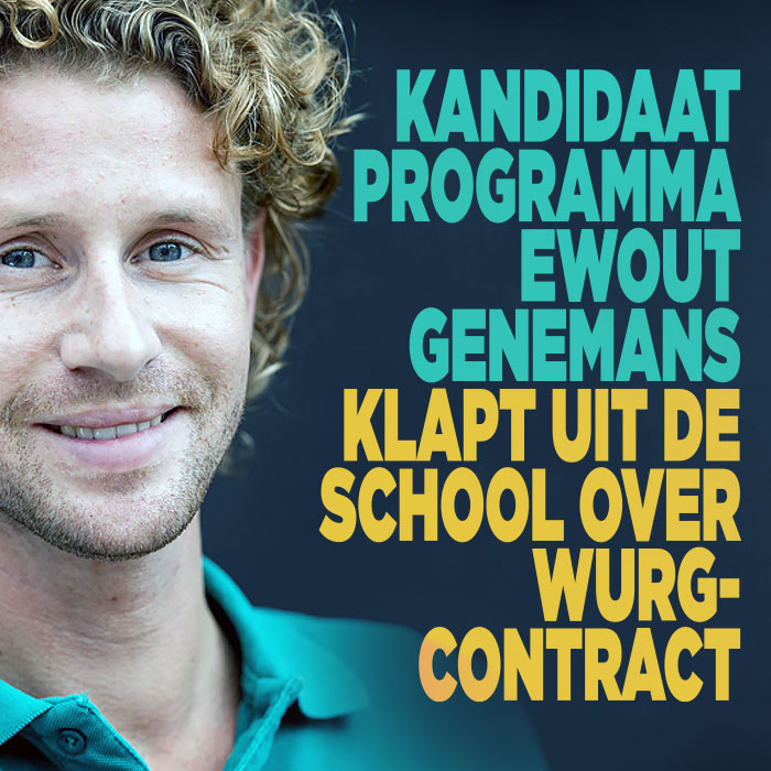 Kandidaat programma Ewout Genemans klapt uit de school over wurgcontract