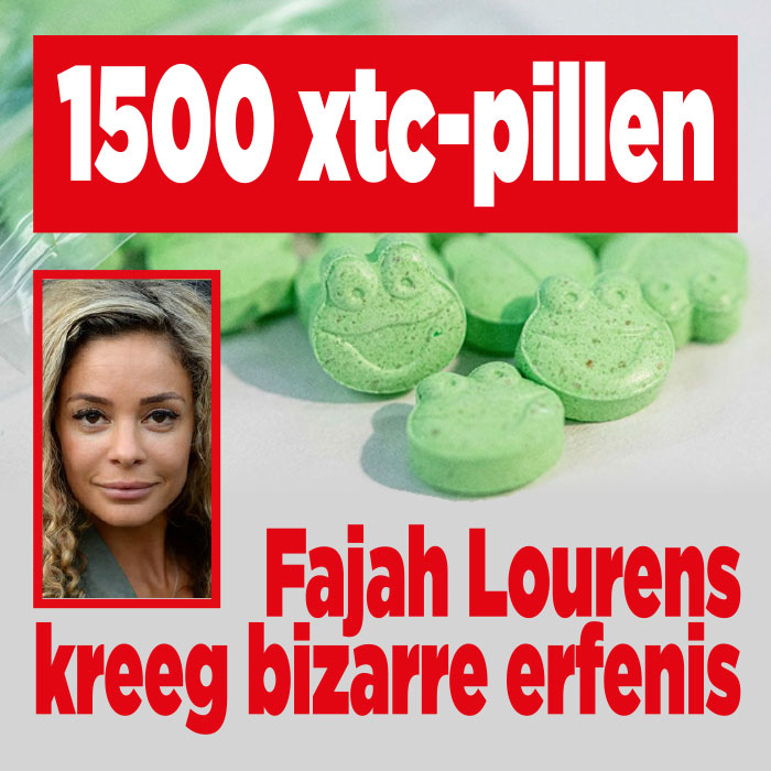 Fajah Lourens kreeg bizarre erfenis: 1500 xtc-pillen
