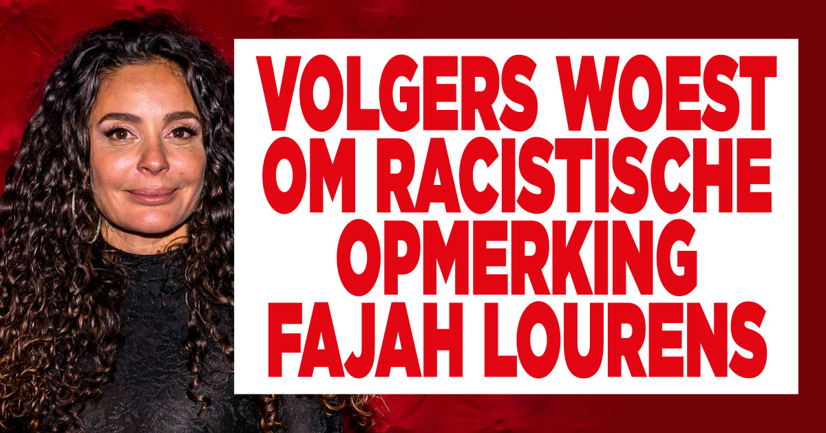 Fajah is een pure racist