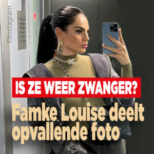 Famke Louise deelt opvallende foto: &#8216;Is ze weer zwanger?&#8217;