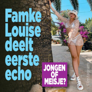Famke Louise deelt eerste echo: &#8216;Jongen of meisje?&#8217;