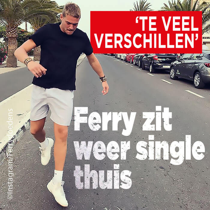 Ferry weer single: ‘Te veel verschillen’