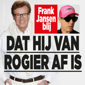 Frank Jansen blij dat hij van Rogier af is