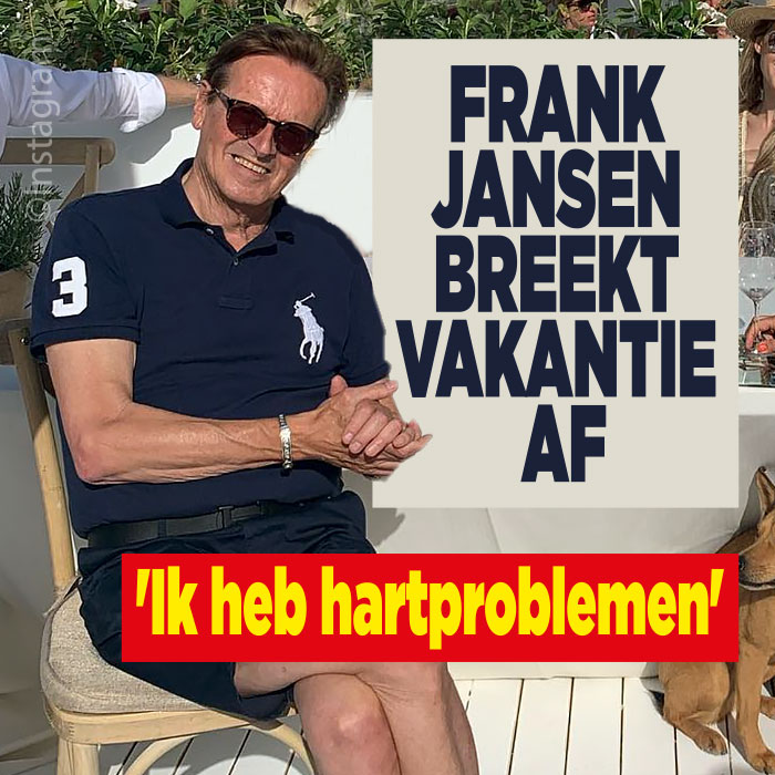 Frank Jansen met hartproblemen terug naar Nederland