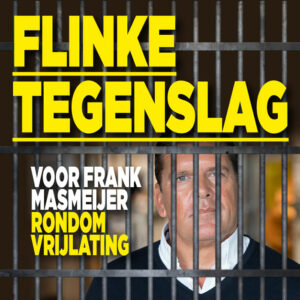Slecht nieuws voor Frank Masmeijer