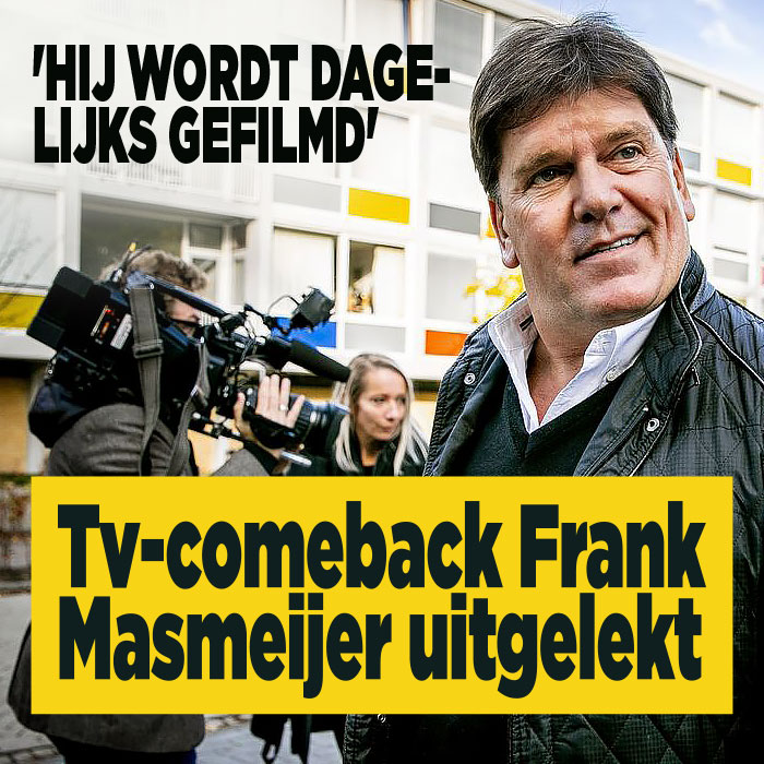 Tv-comeback Frank Masmeijer uitgelekt: &#8216;Hij wordt dagelijks gefilmd&#8217;