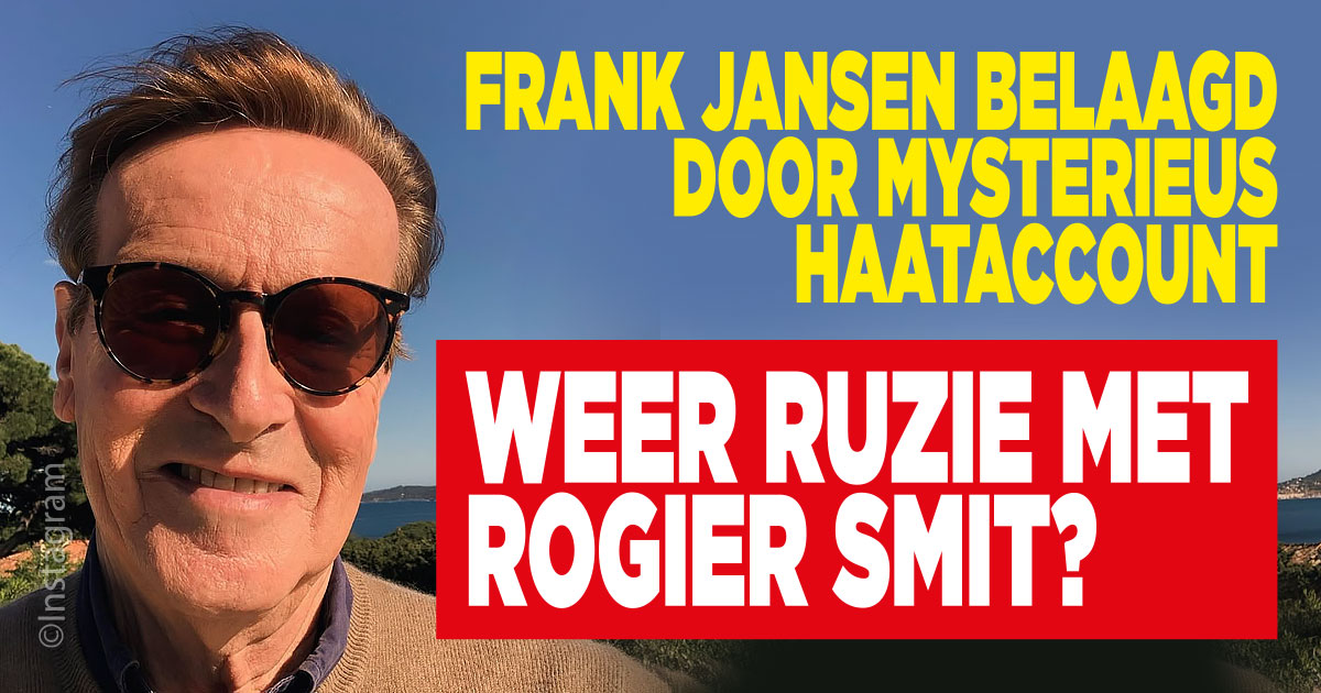 Frank Jansen heeft weer last van Rogier
