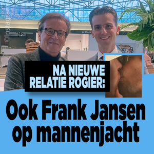 Na nieuwe relatie Rogier: Ook Frank Jansen op mannenjacht
