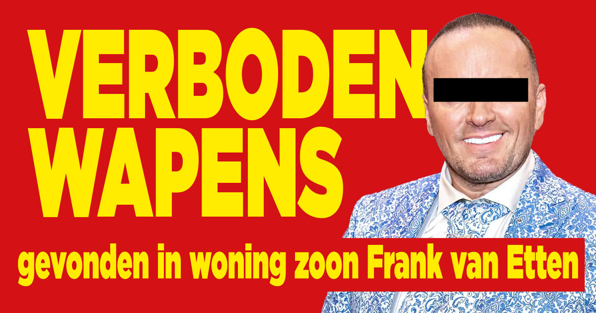 Crimineel Frank van E. in bezit van verboden wapens