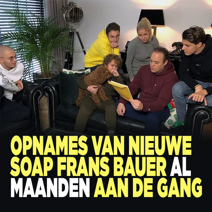 Opnames van nieuwe soap Frans Bauer al maanden aan de gang