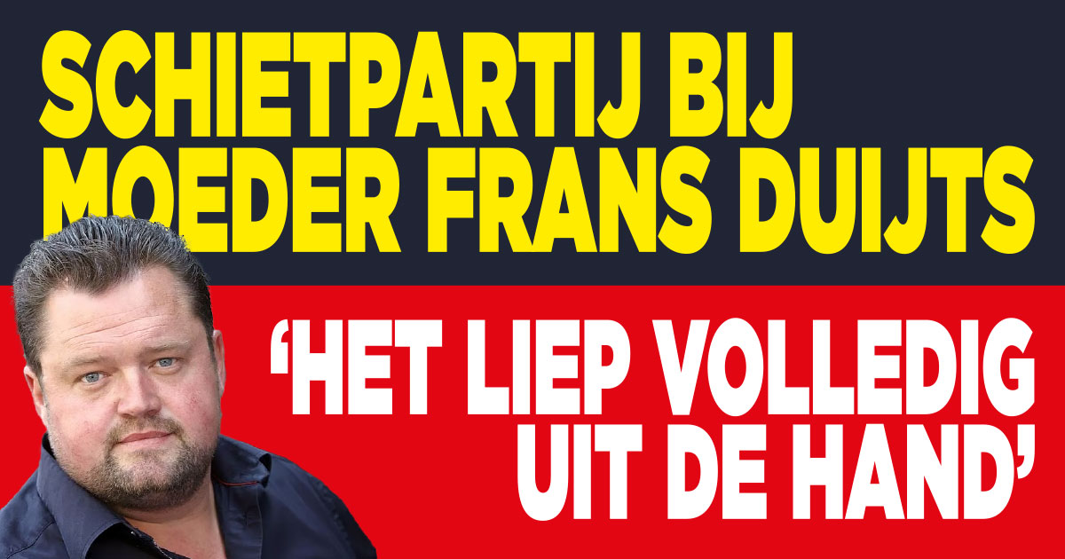 Schietpartij bij moeder Frans