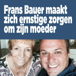 Frans Bauer maakt zich ernstige zorgen om zijn moeder