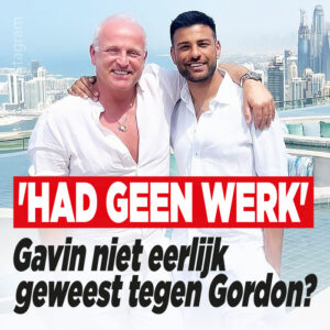 Gavin niet eerlijk geweest tegen Gordon? &#8216;Had geen werk&#8217;