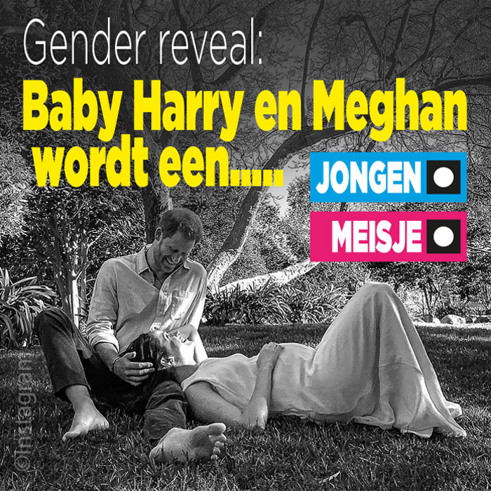Harry en Meghan onthullen geslacht van baby