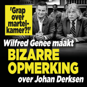 Wilfred Genee maakt bizarre opmerking over Johan Derksen