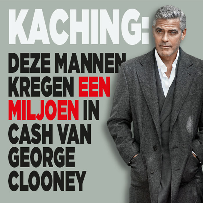 Bizar: George Clooney gaf DEZE vrienden een miljoen in cash