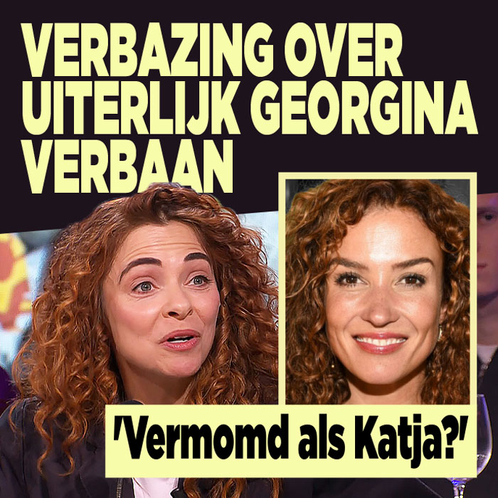 Verbazing over uiterlijk Georgina Verbaan: &#8216;Vermomd als Katja?&#8217;