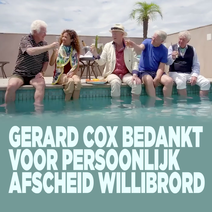 Gerard Cox bedankt voor persoonlijk afscheid Willibrord Frequin