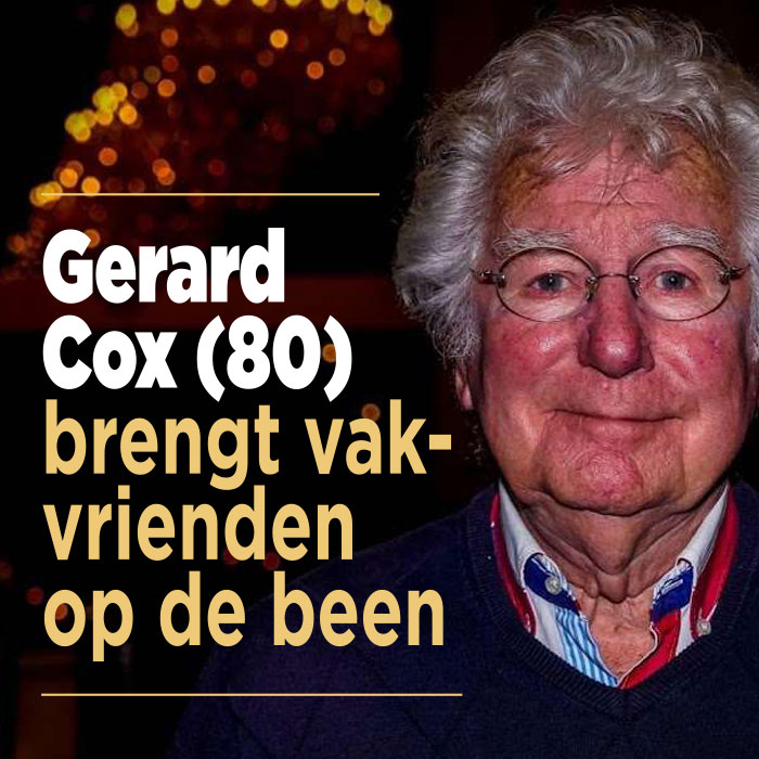Gerard Cox (80) brengt vakvrienden op de been