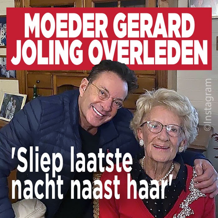 Moeder Gerard Joling overleden
