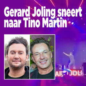 Gerard Joling sneert naar Tino Martin