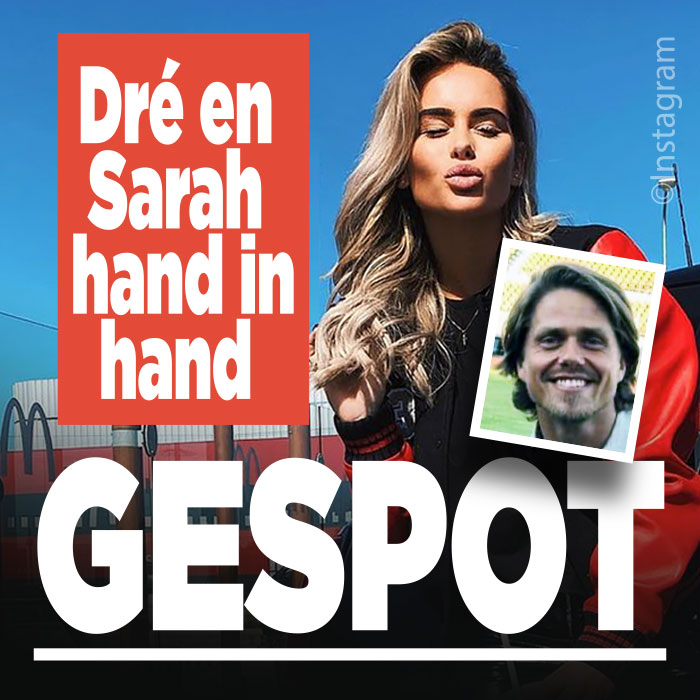 Dre Hazes en Sarah van Soelen hand in hand gespot