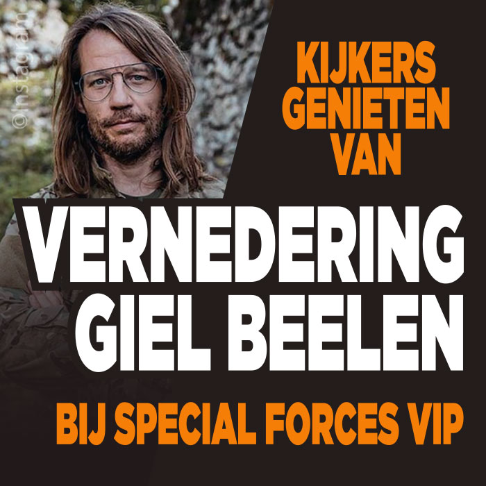 Kijkers genieten van vernedering Giel Beelen bij Special Forces VIPS