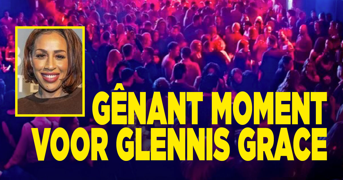 Raar moment voor Glennis