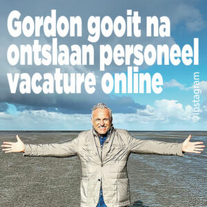 Gordon gooit na ontslaan personeel vacature online