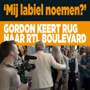 Gordon keert rug naar RTL Boulevard: &#8216;Mij labiel noemen?&#8217;
