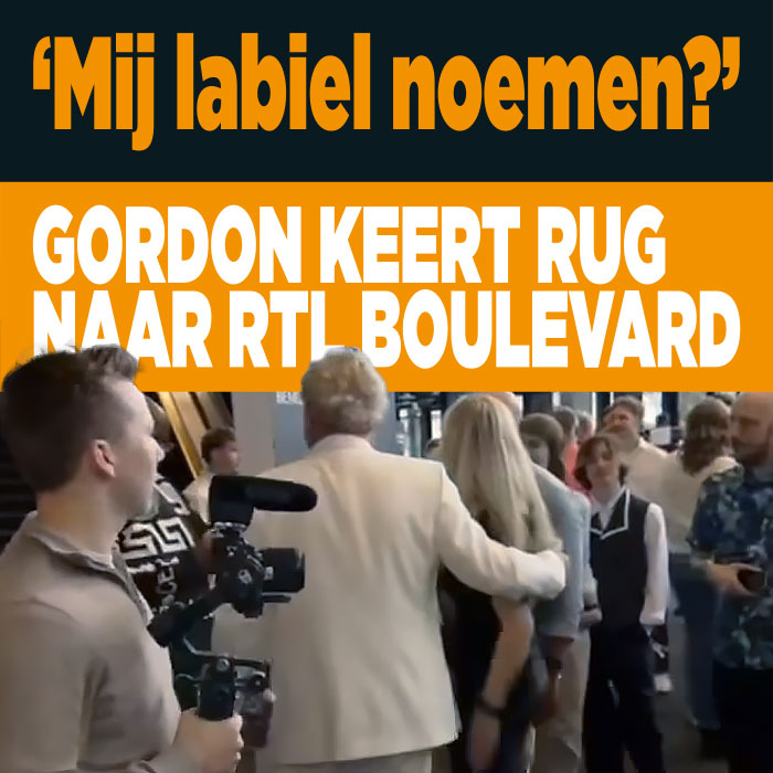 Gordon heeft geen zin in amateurs van RTL