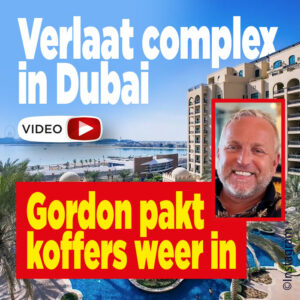 Gordon pakt koffers weer in: verlaat complex in Dubai